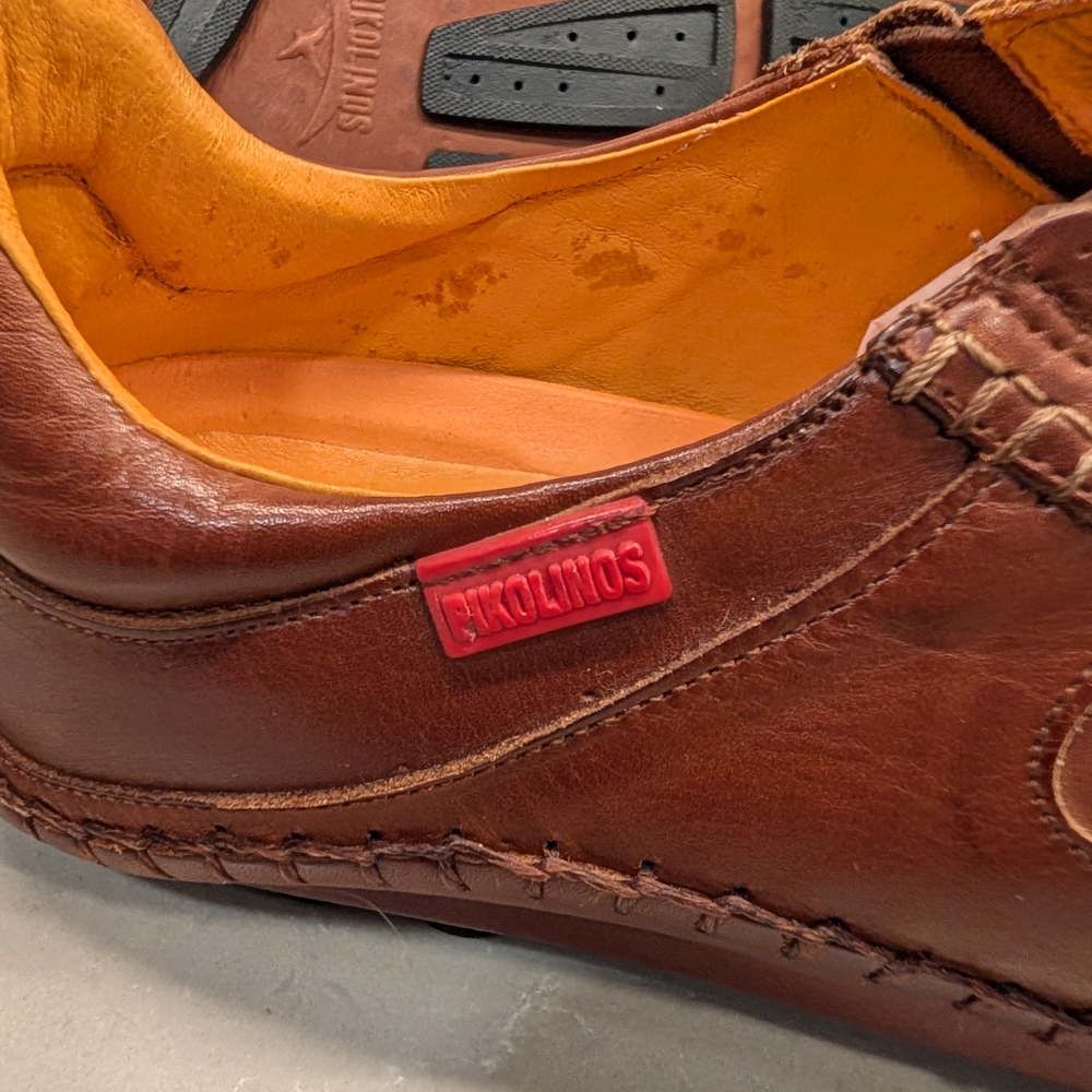 Men's Leather Pikolinos Moccasins with Elastic Closures - Picture 6 of 12